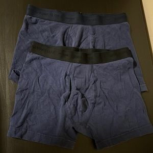 2ct Kenneth Cole Blue Boxer Briefs, Small
